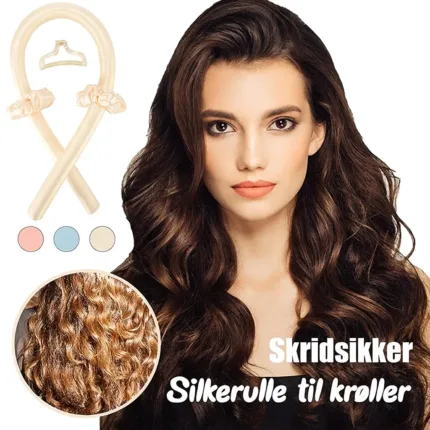 Silkerulle til krøller Beige 2