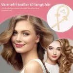 Silkerulle til krøller Beige 3