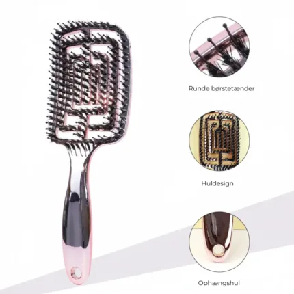Volumenhårbørste med huldesign 3